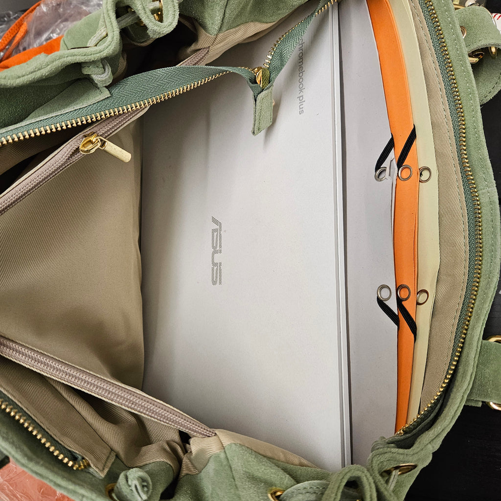 Sac à main Cuir Daim Fourre-Tout