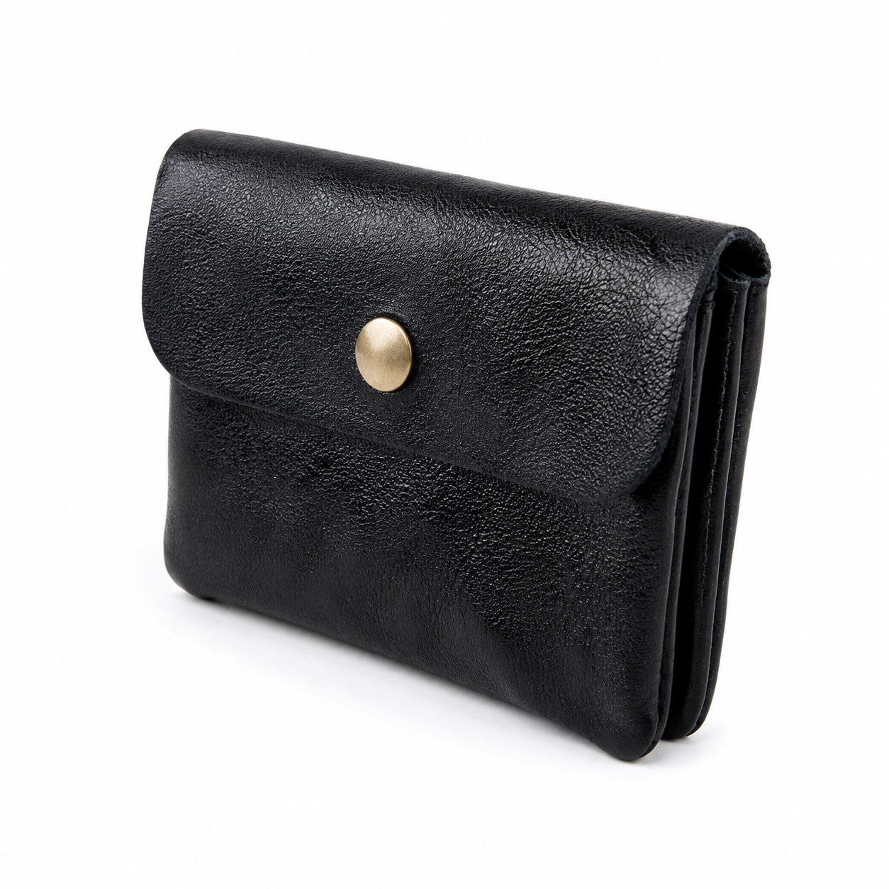 Porte monnaie 100% Cuir Noir