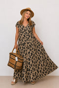 Robe longue léopard – Taille unique