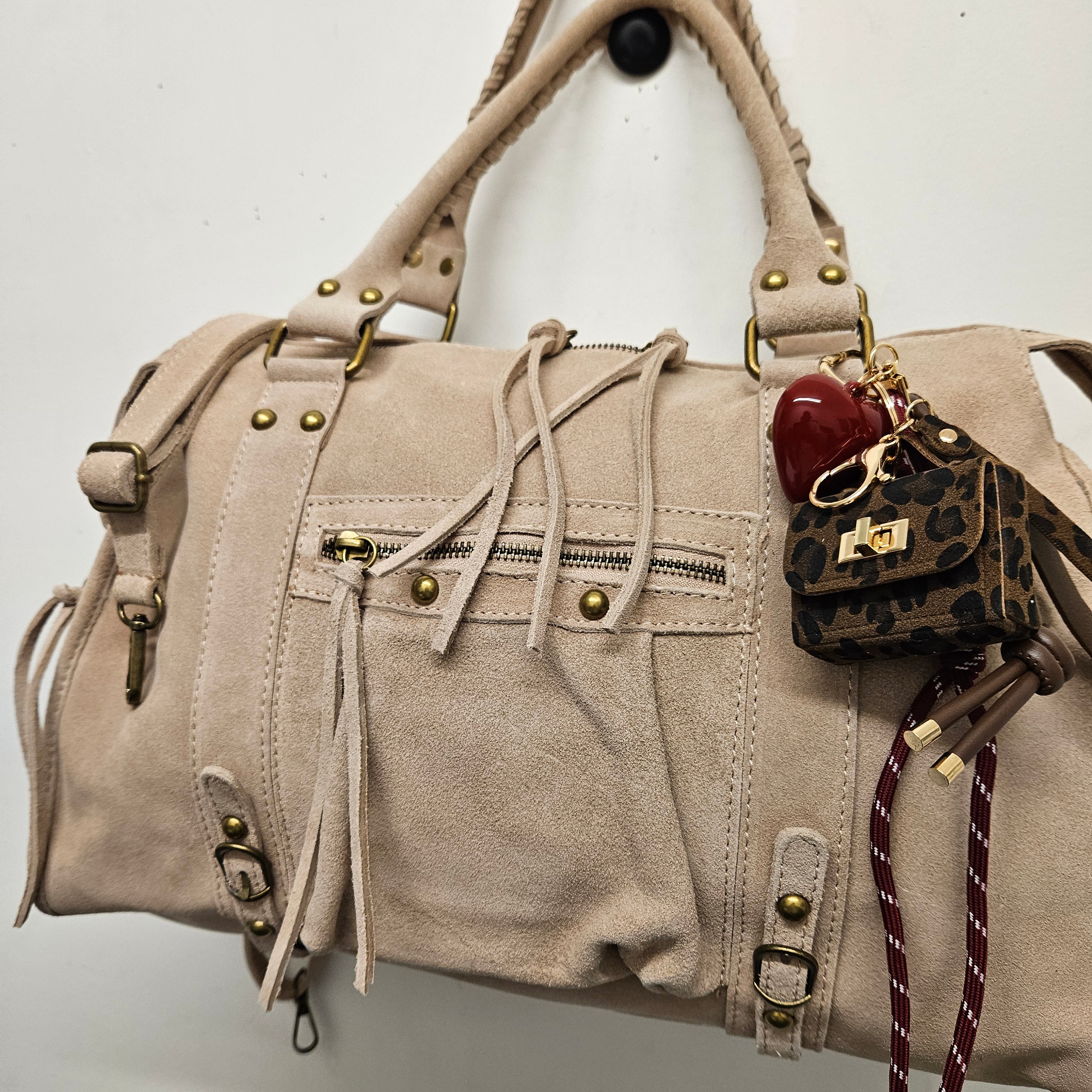 Grand Sac à main idéal pour les Cours , Bureau , Travaille , Week-End , Fourre-Tout Daim Cuir