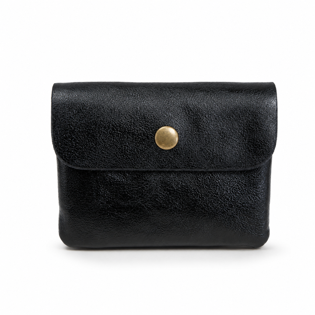 Porte monnaie 100% Cuir Noir