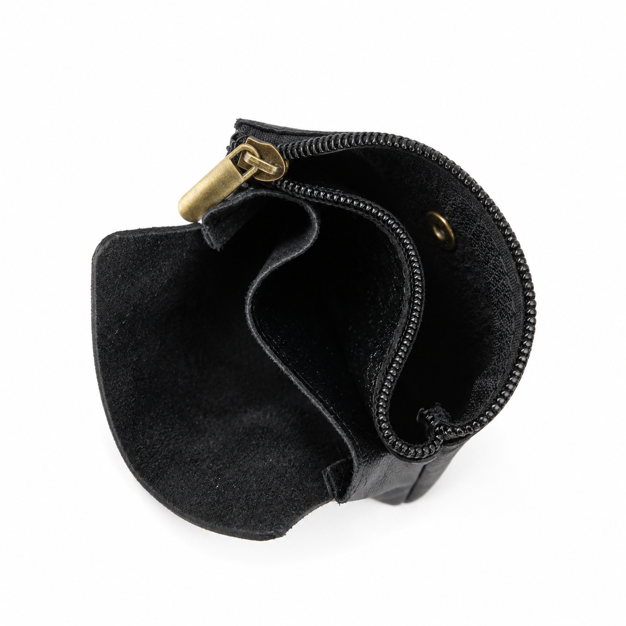 Porte monnaie 100% Cuir Noir