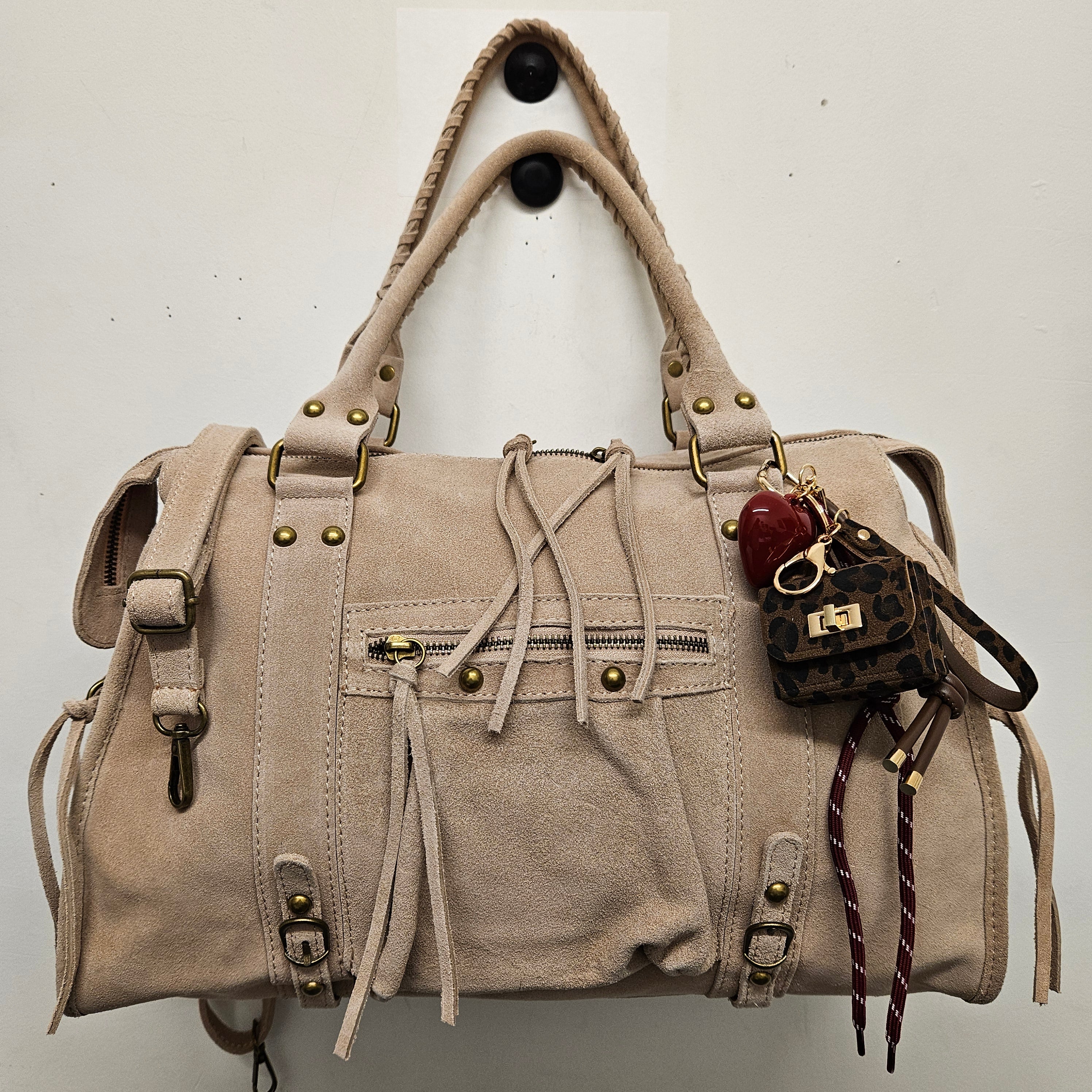 Grand Sac à main idéal pour les Cours , Bureau , Travaille , Week-End , Fourre-Tout Daim Cuir