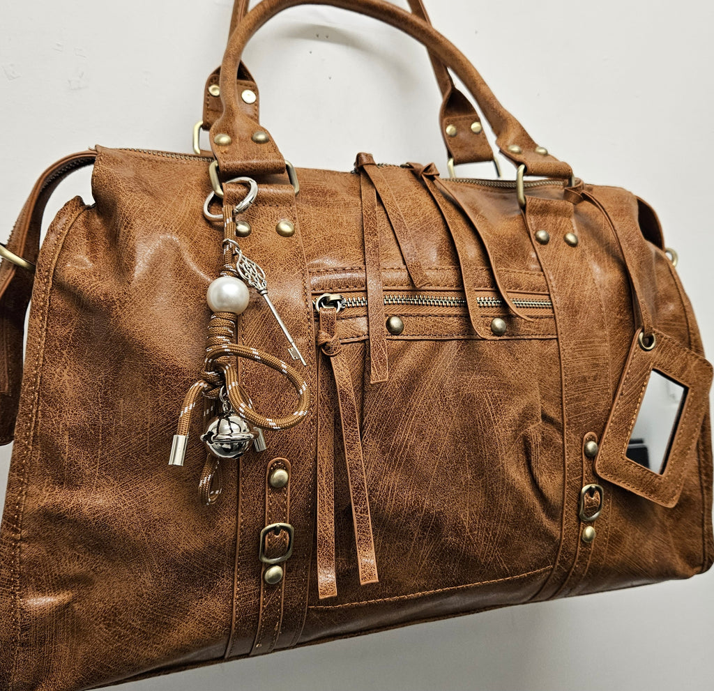 Grand Sac à main idéal pour les Cours SemiliCuir Marron Femme Grande Capacité Fourre-Tout