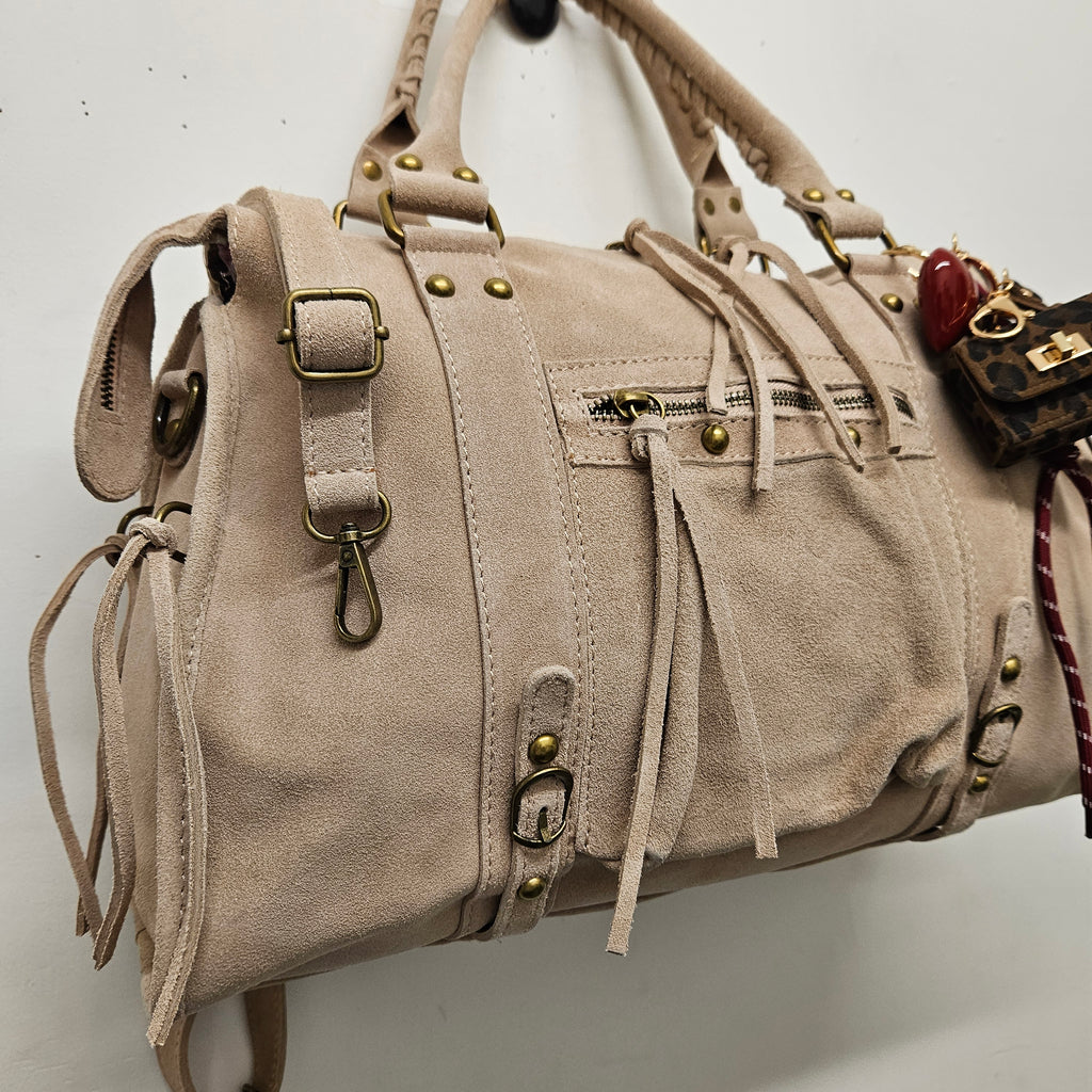 Grand Sac à main idéal pour les Cours , Bureau , Travaille , Week-End , Fourre-Tout Daim Cuir