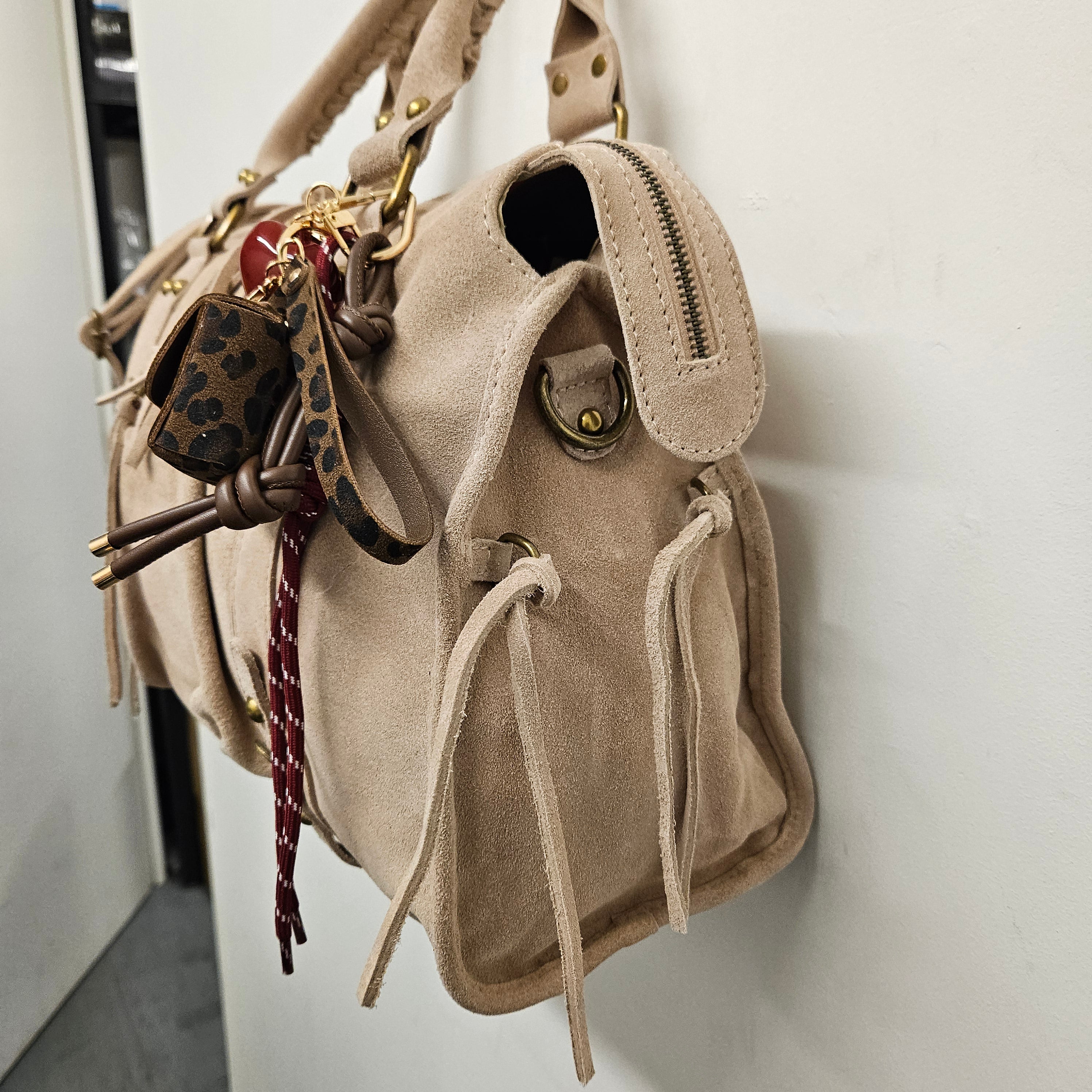 Grand Sac à main idéal pour les Cours , Bureau , Travaille , Week-End , Fourre-Tout Daim Cuir