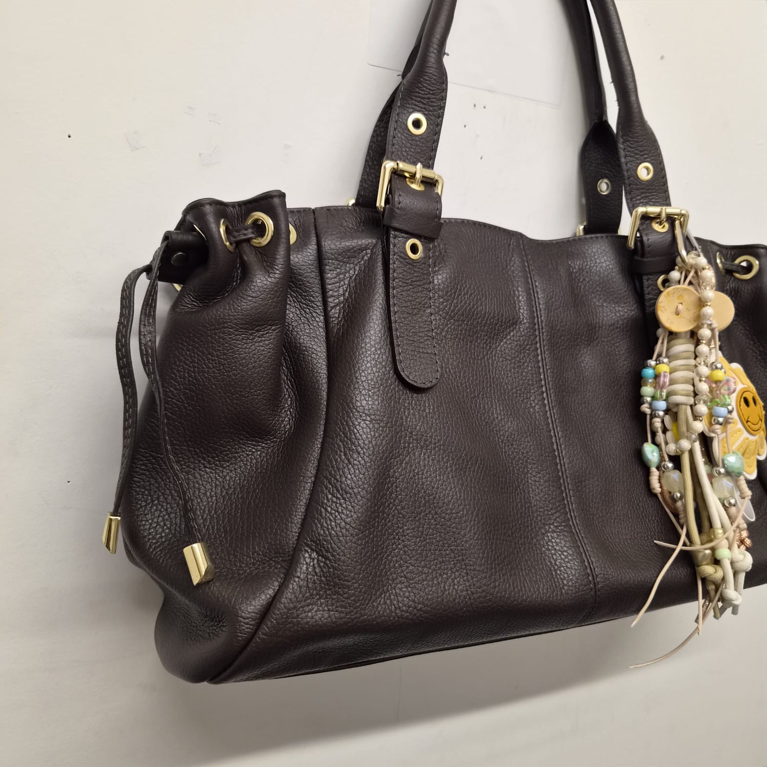 Grand Sac à main Cuir chocolat Femme Grande Capacité