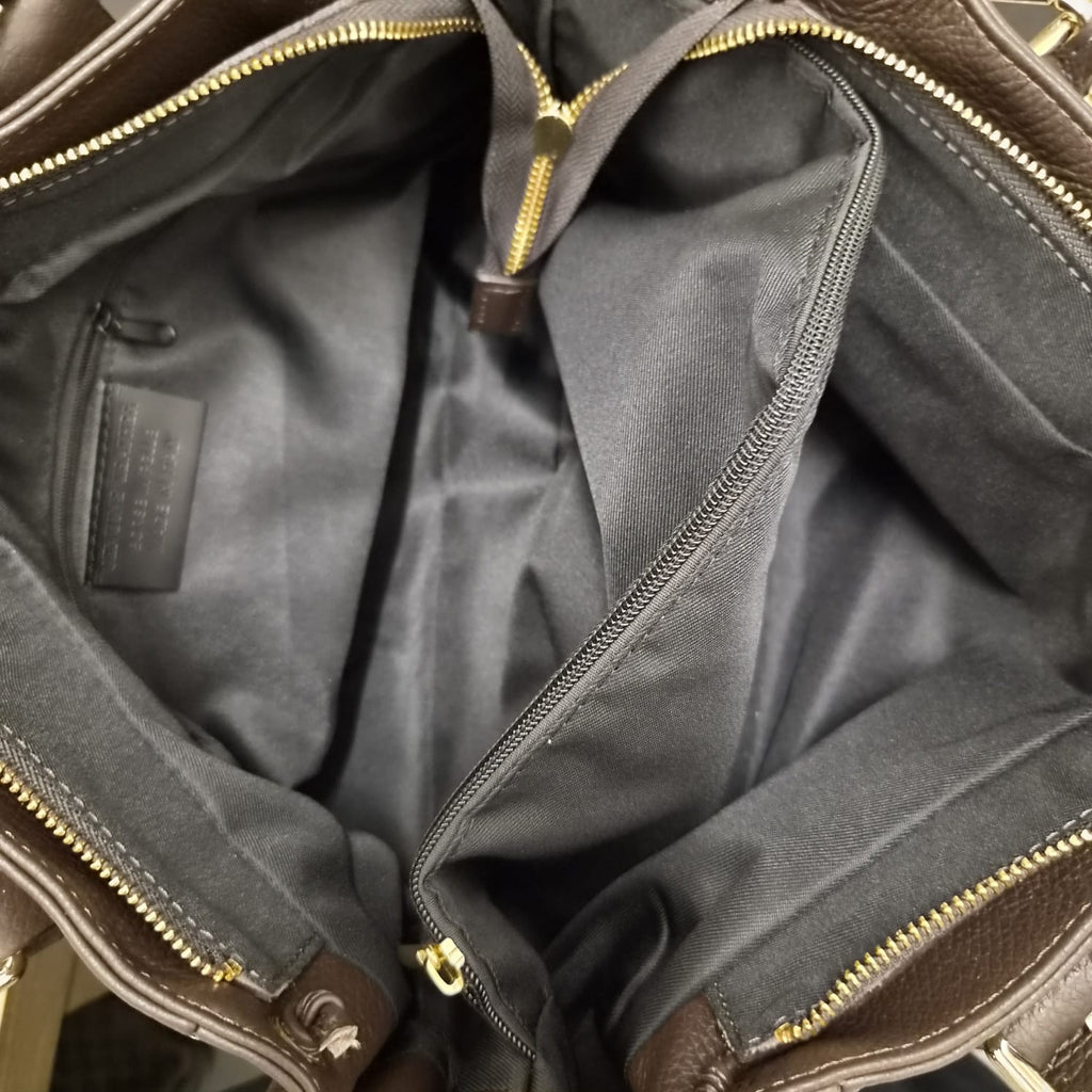 Grand Sac à main Cuir chocolat Femme Grande Capacité