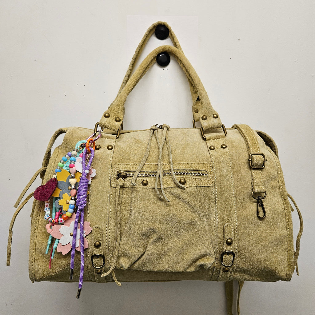 Grand Sac à main idéal pour les Cours , Bureau , Travaille , Week-End , Fourre-Tout Daim Cuir