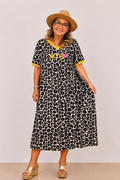 Robe Léopard 100% Coton – Taille Unique