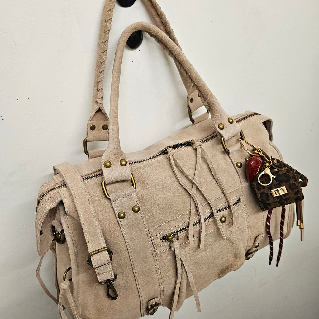 Grand Sac à main idéal pour les Cours , Bureau , Travaille , Week-End , Fourre-Tout Daim Cuir