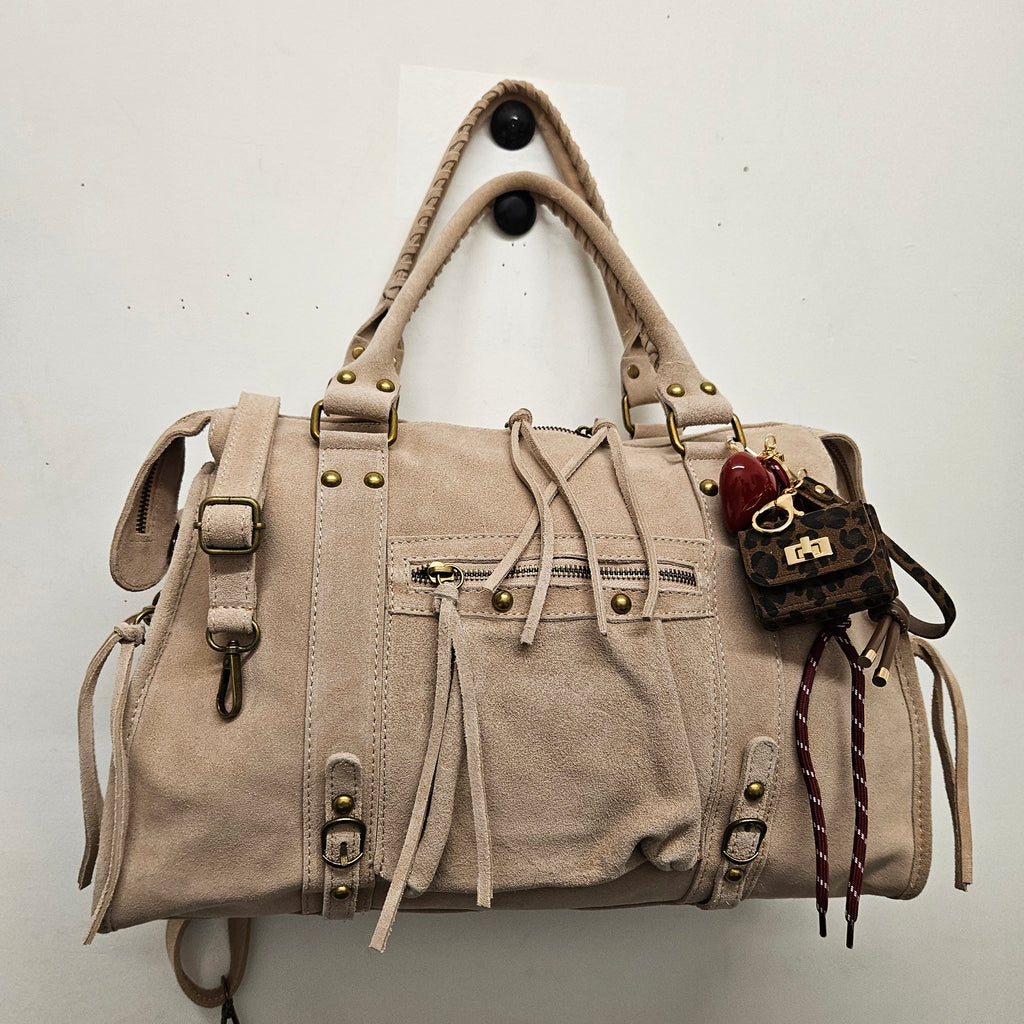 Grand Sac à main idéal pour les Cours , Bureau , Travaille , Week-End , Fourre-Tout Daim Cuir