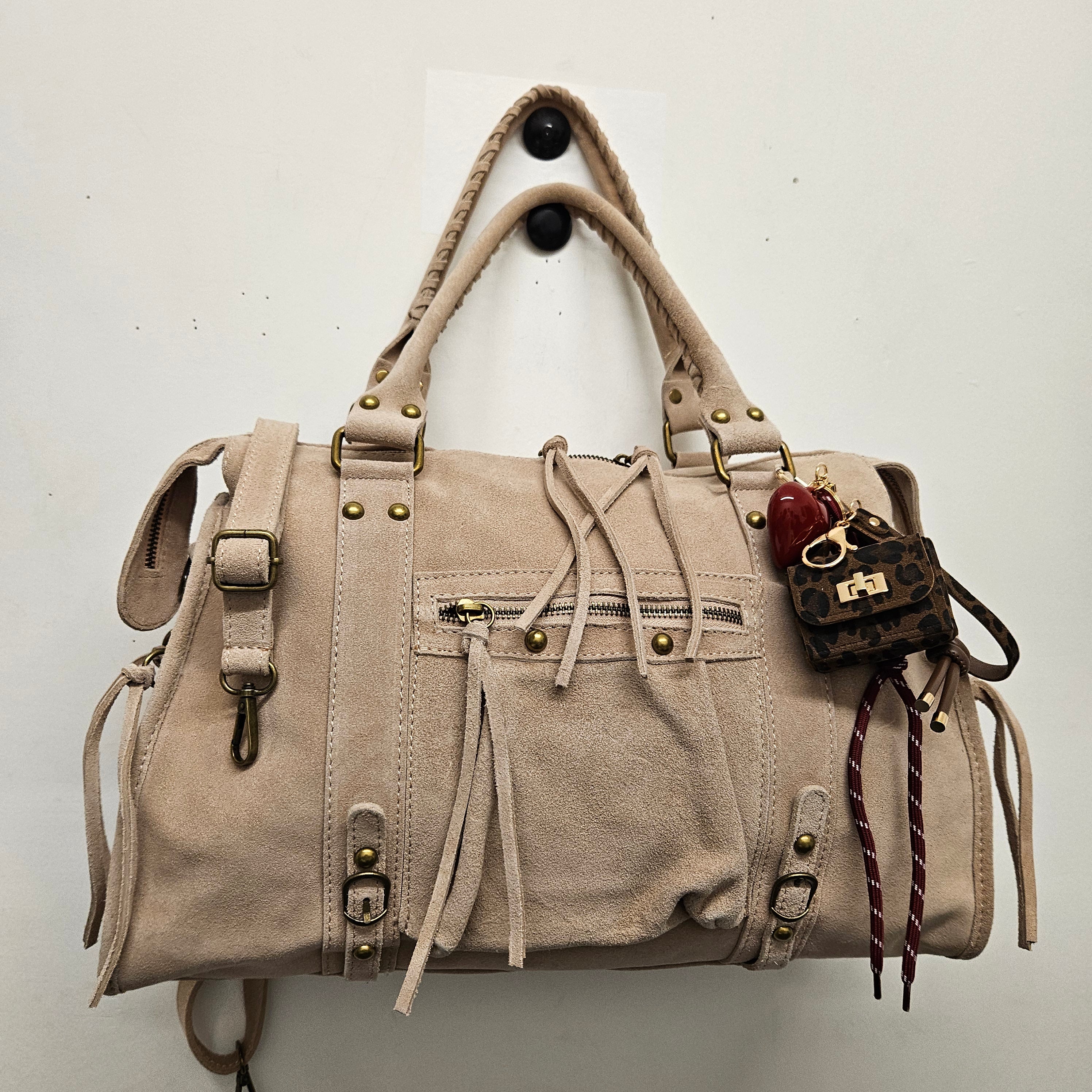 Grand Sac à main idéal pour les Cours , Bureau , Travaille , Week-End , Fourre-Tout Daim Cuir