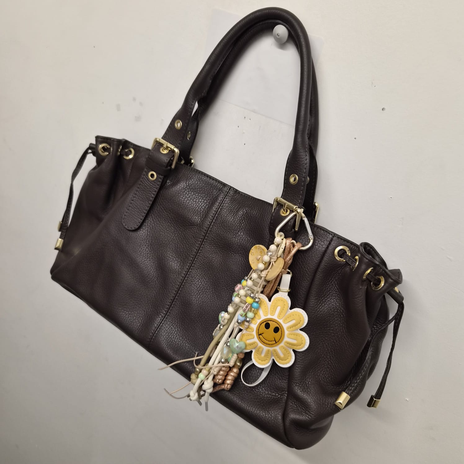 Grand Sac à main Cuir chocolat Femme Grande Capacité