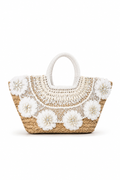 Sac cabas en paille – Style bohème chic