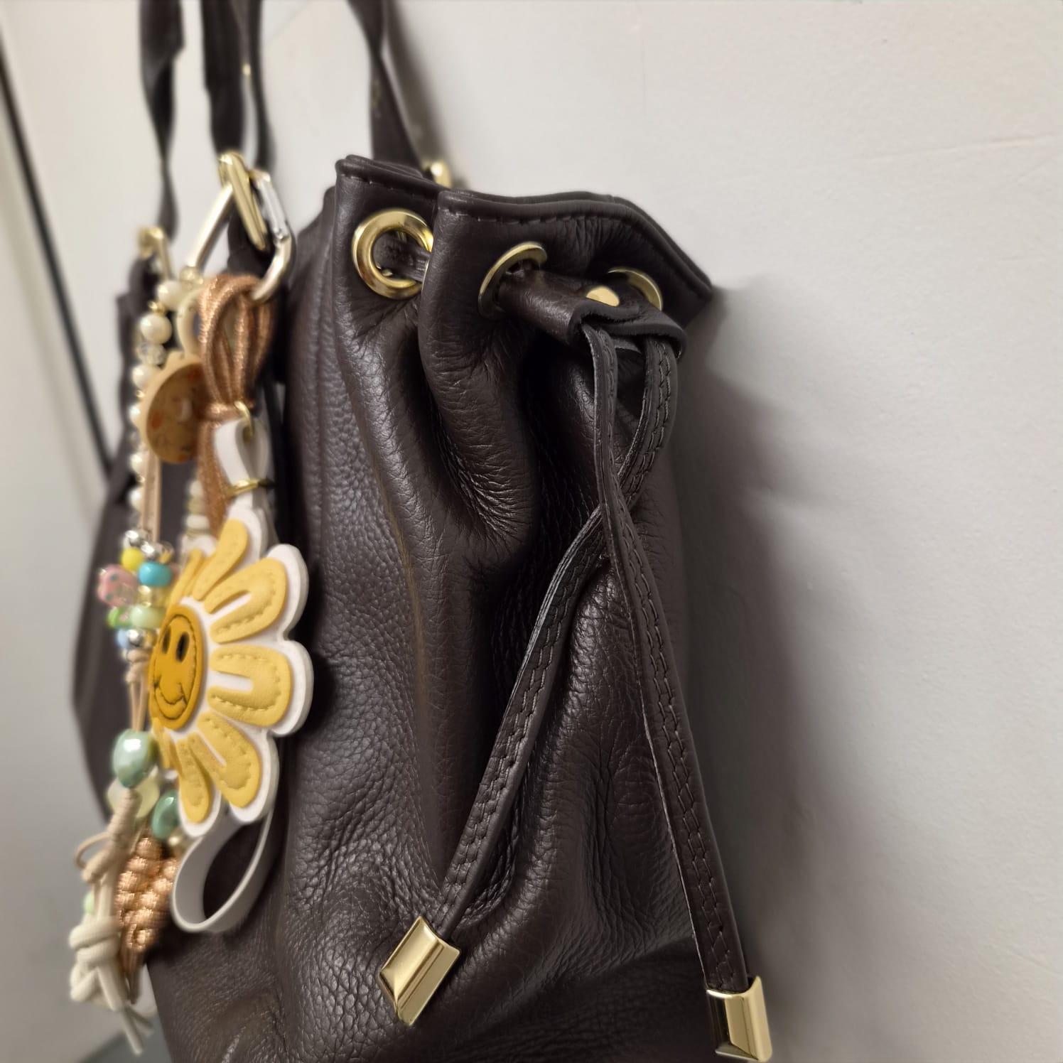 Grand Sac à main Cuir chocolat Femme Grande Capacité