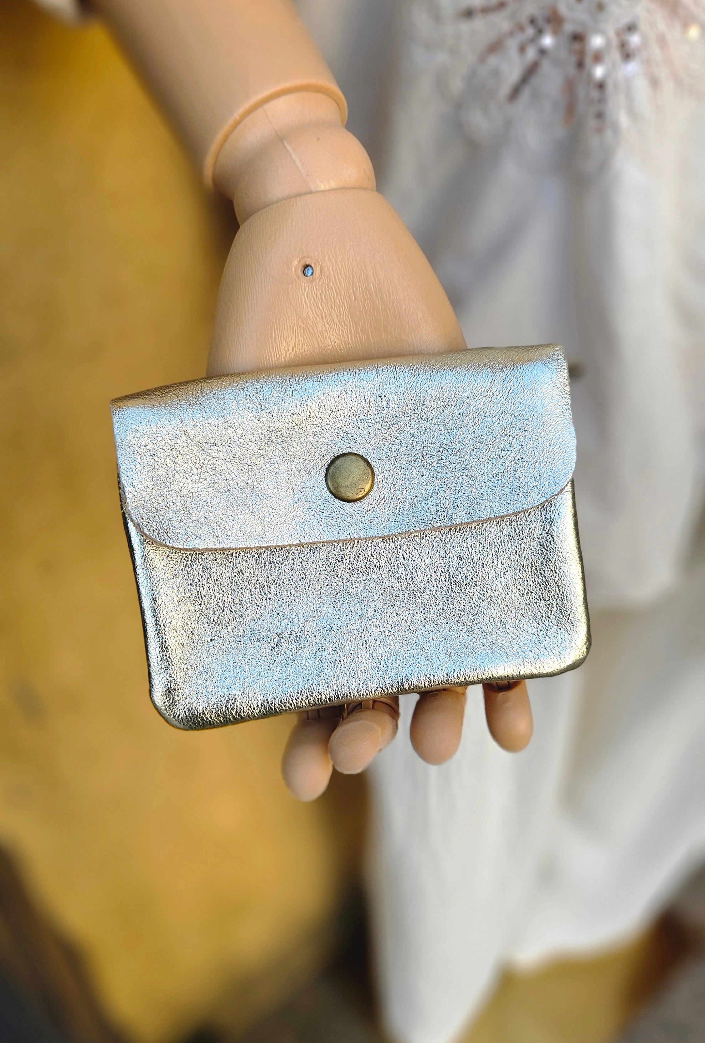 Porte monnaie 100% Cuir D'orée