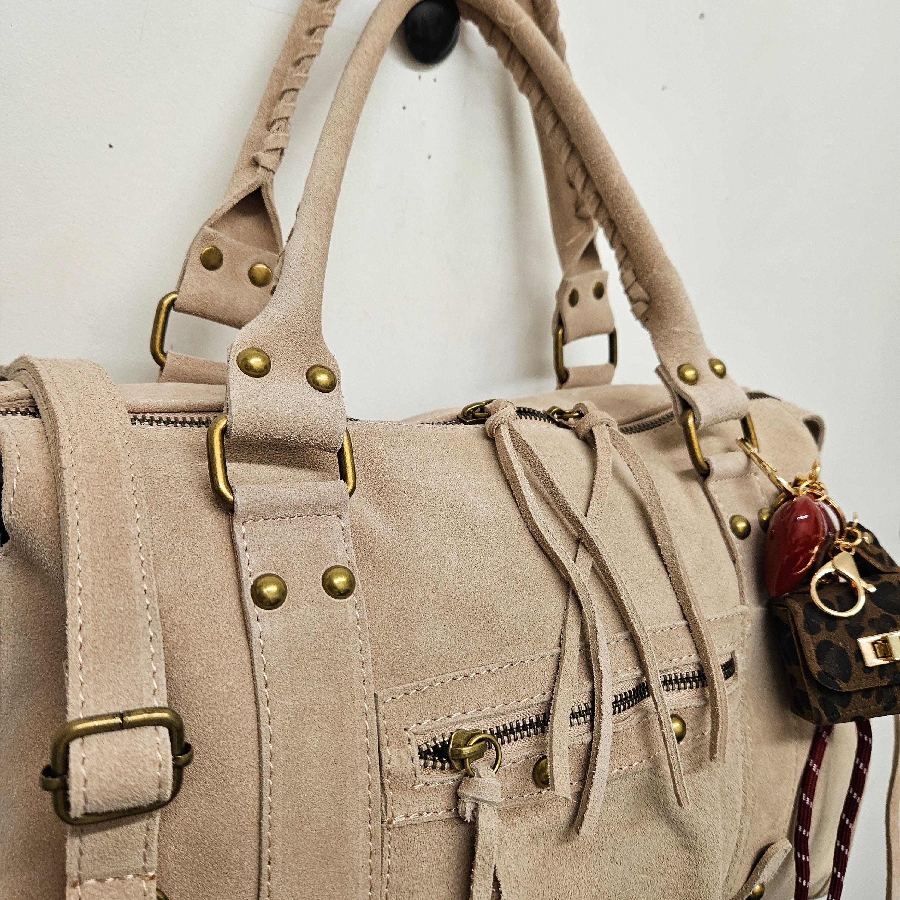 Grand Sac à main idéal pour les Cours , Bureau , Travaille , Week-End , Fourre-Tout Daim Cuir