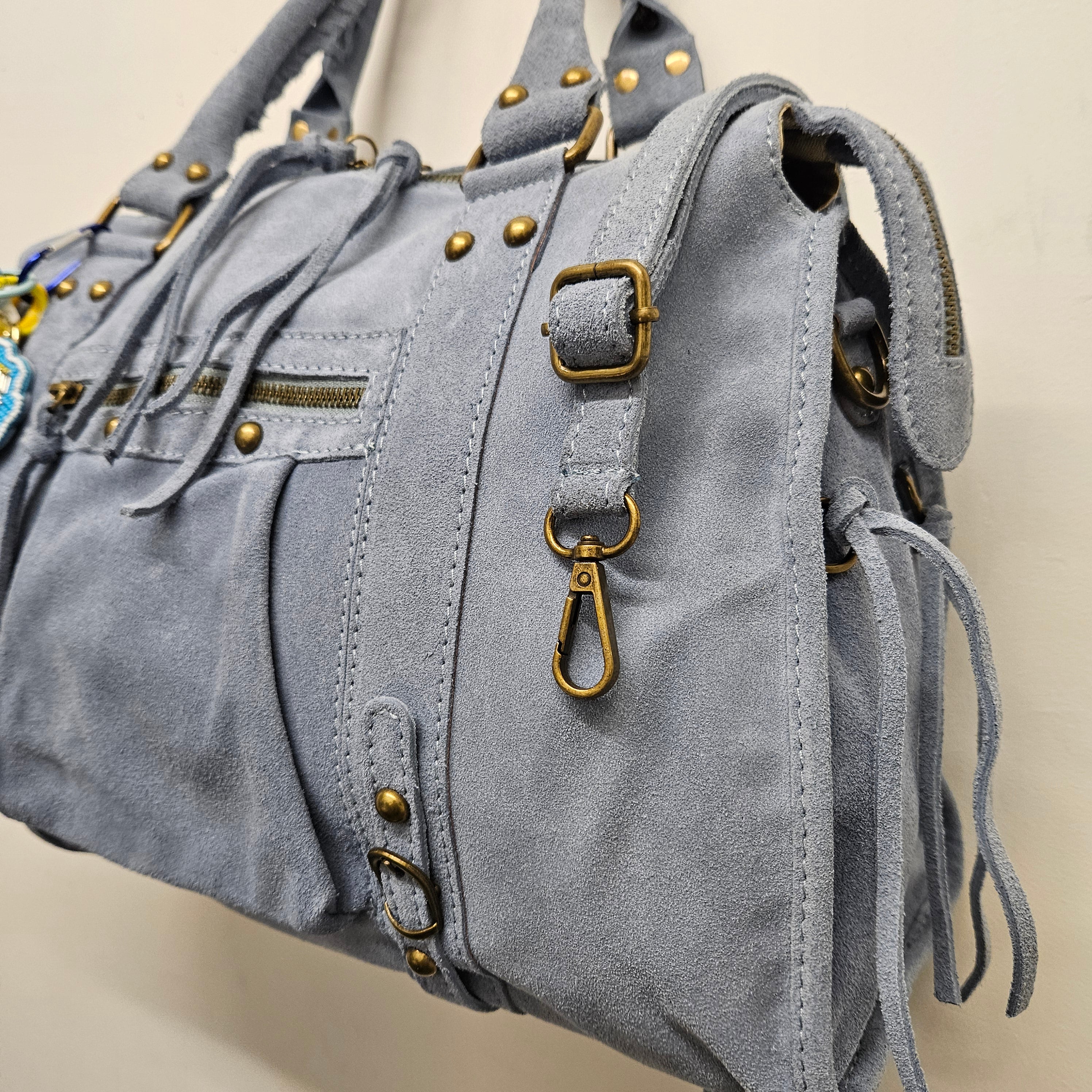 Grand Sac à main idéal pour les Cours , Bureau , Travaille , Week-End , Fourre-Tout Daim Cuir