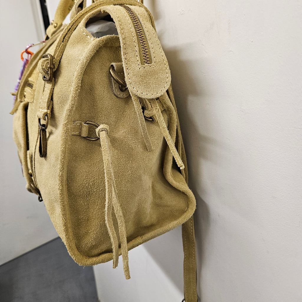 Grand Sac à main idéal pour les Cours , Bureau , Travaille , Week-End , Fourre-Tout Daim Cuir