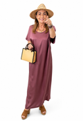 Robe longue Belle Matière Satin Taille unique