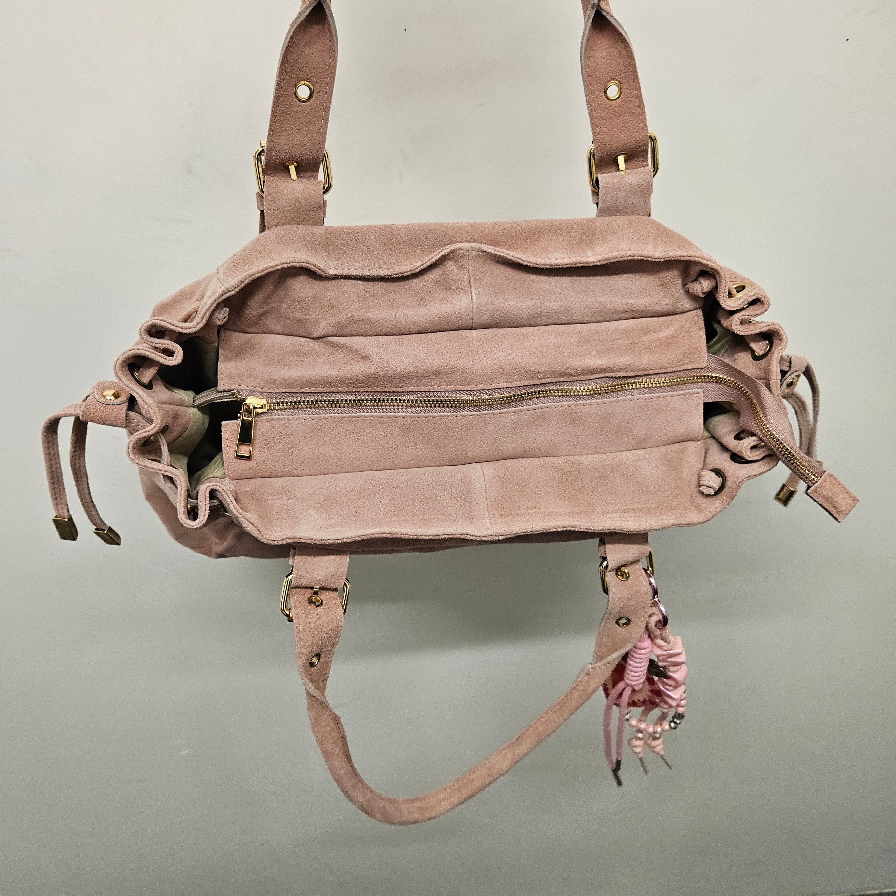 Sac à main Cuir Daim Fourre-Tout