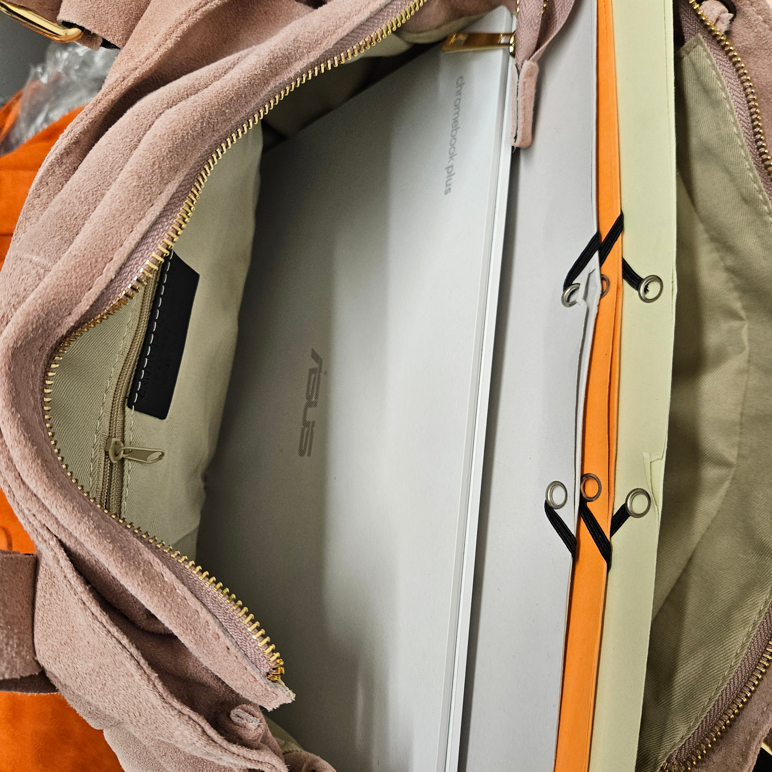 Sac à main Cuir Daim Fourre-Tout