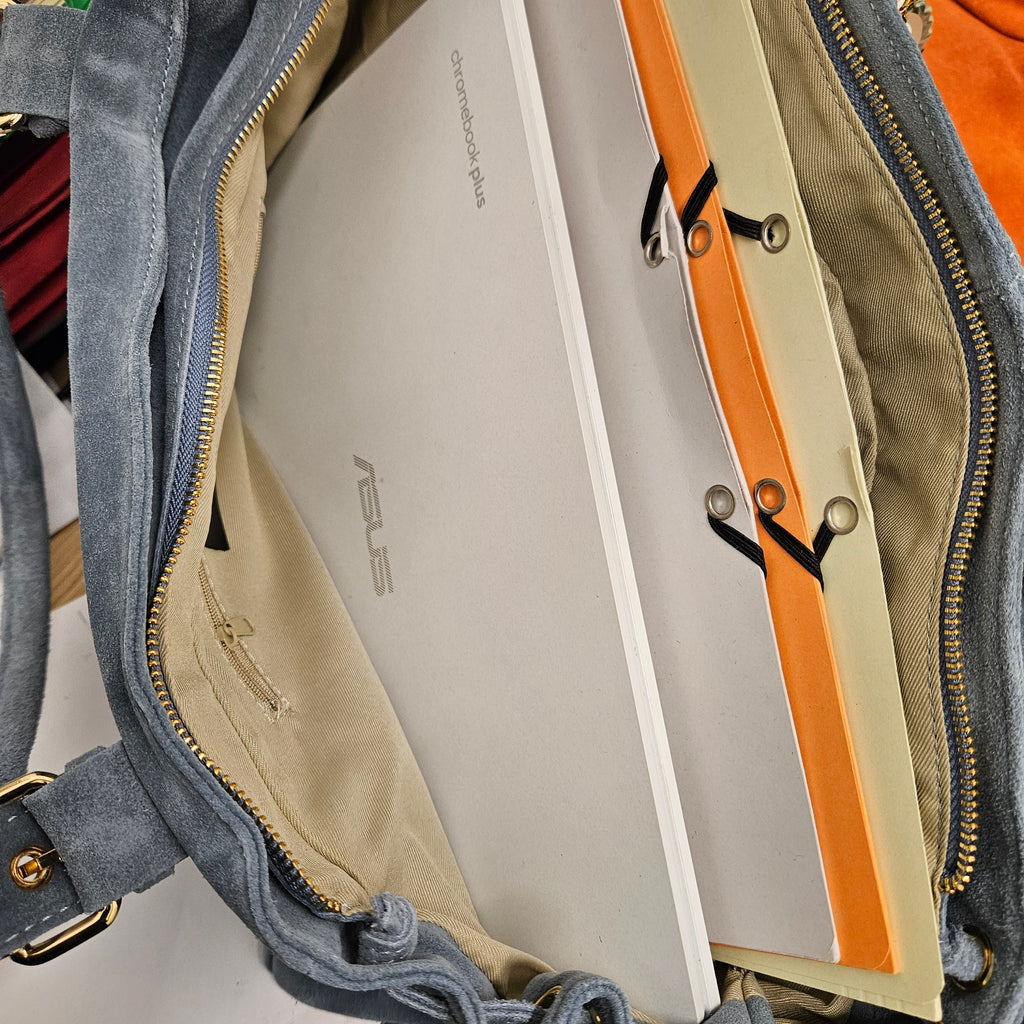 Sac à main Cuir Daim Fourre-Tout