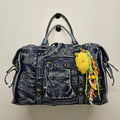 Grand Sac à main Jean idéal pour les Cours , Bureau , Travaille , Week-End , Fourre-Tout