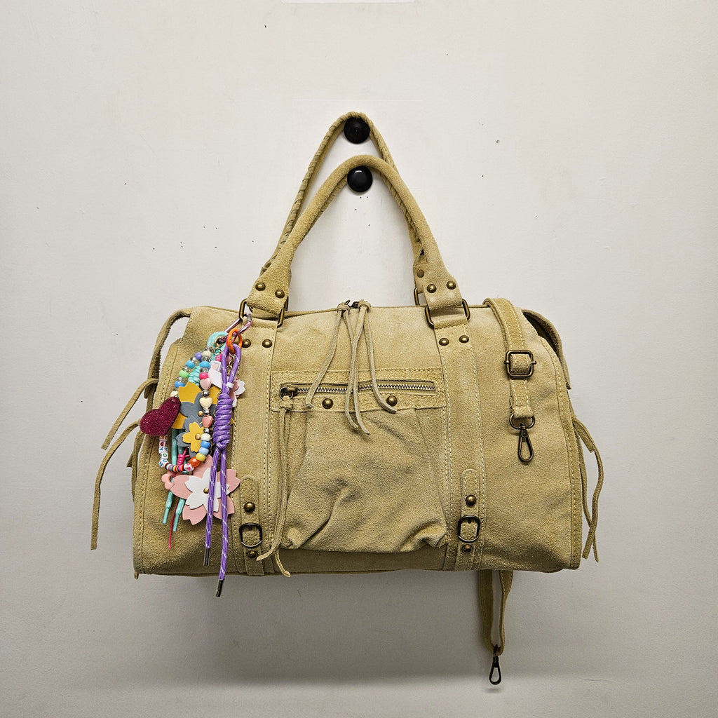 Grand Sac à main idéal pour les Cours , Bureau , Travaille , Week-End , Fourre-Tout Daim Cuir