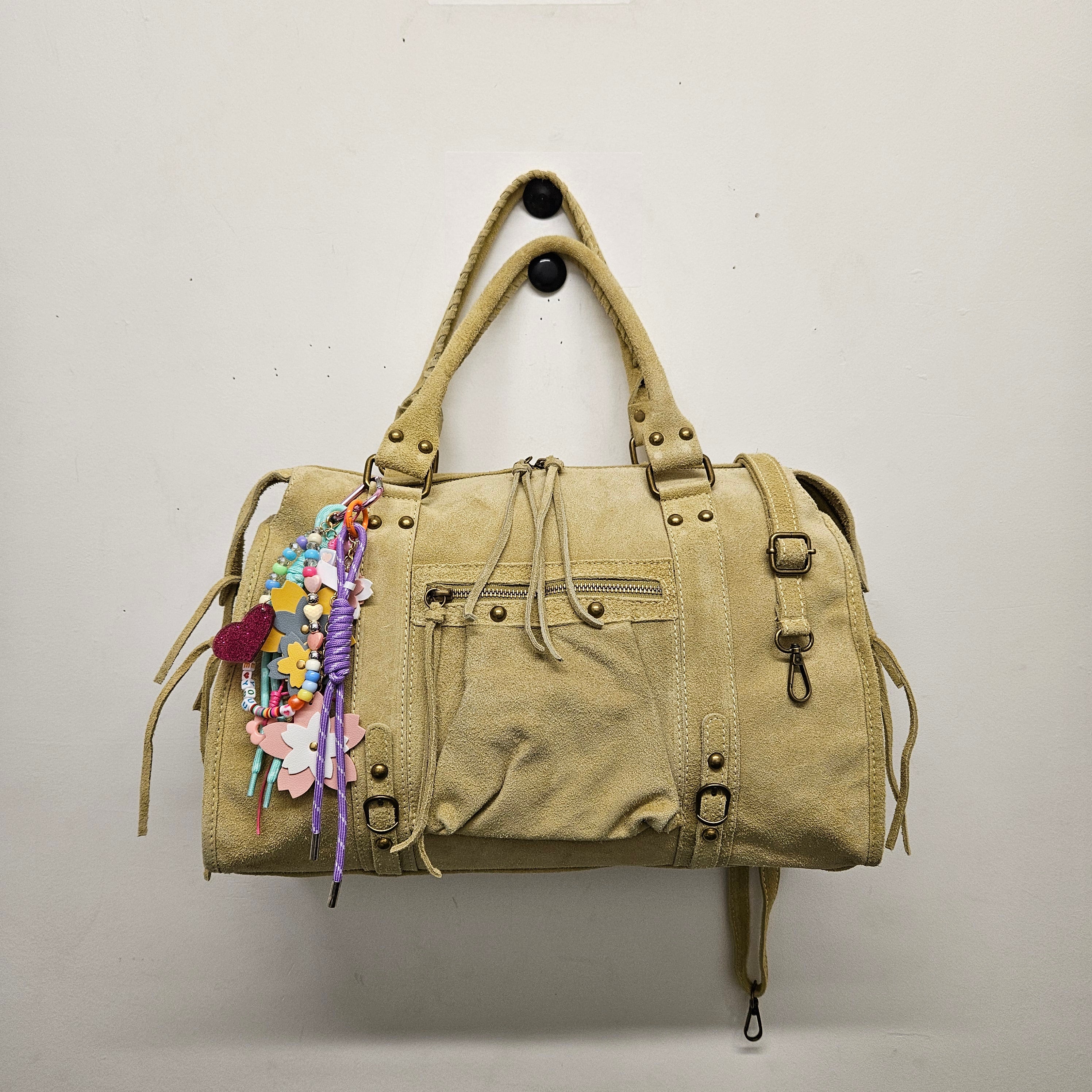 Grand Sac à main idéal pour les Cours , Bureau , Travaille , Week-End , Fourre-Tout Daim Cuir