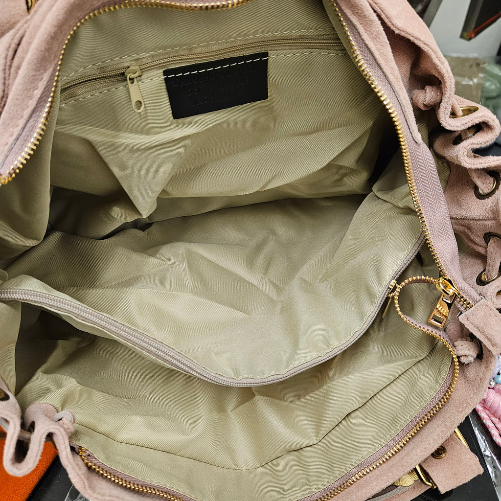 Sac à main Cuir Daim Fourre-Tout
