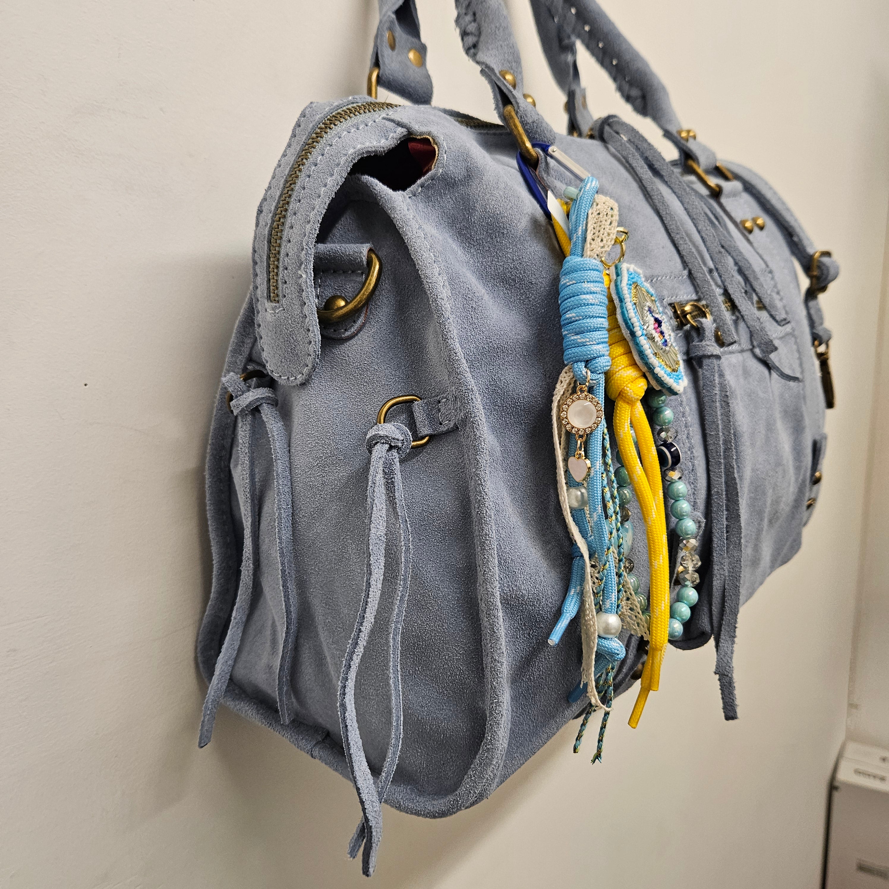 Grand Sac à main idéal pour les Cours , Bureau , Travaille , Week-End , Fourre-Tout Daim Cuir