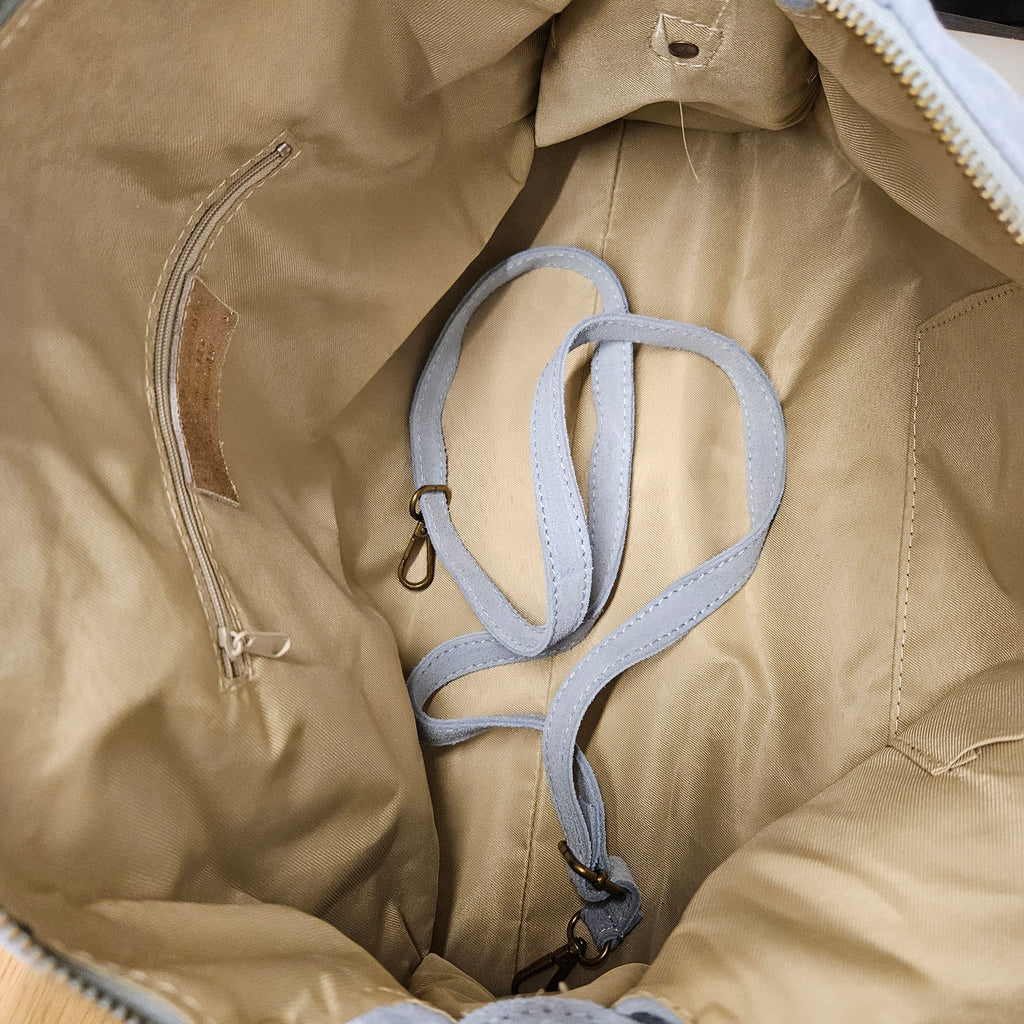 Grand Sac à main idéal pour les Cours , Bureau , Travaille , Week-End , Fourre-Tout Daim Cuir