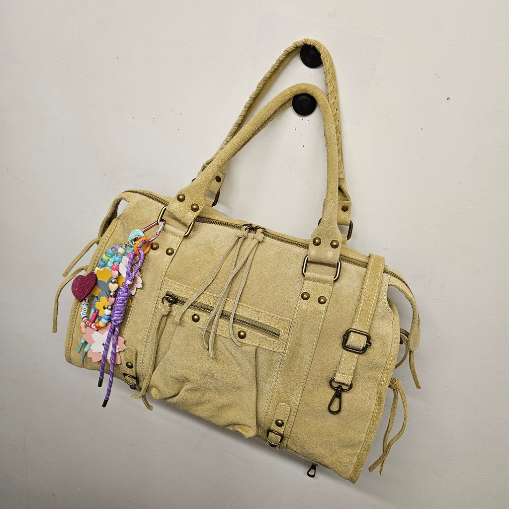 Grand Sac à main idéal pour les Cours , Bureau , Travaille , Week-End , Fourre-Tout Daim Cuir