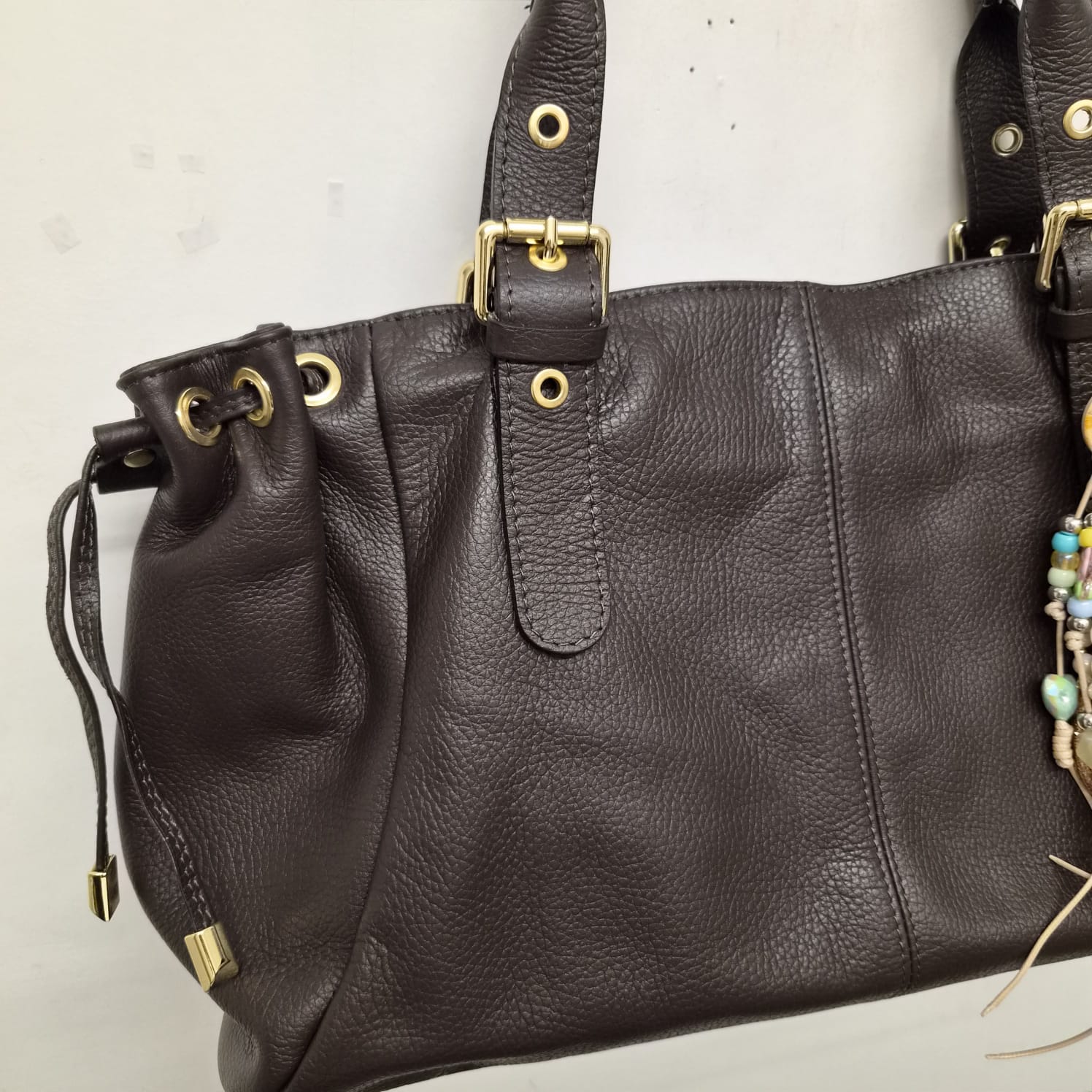 Grand Sac à main Cuir chocolat Femme Grande Capacité