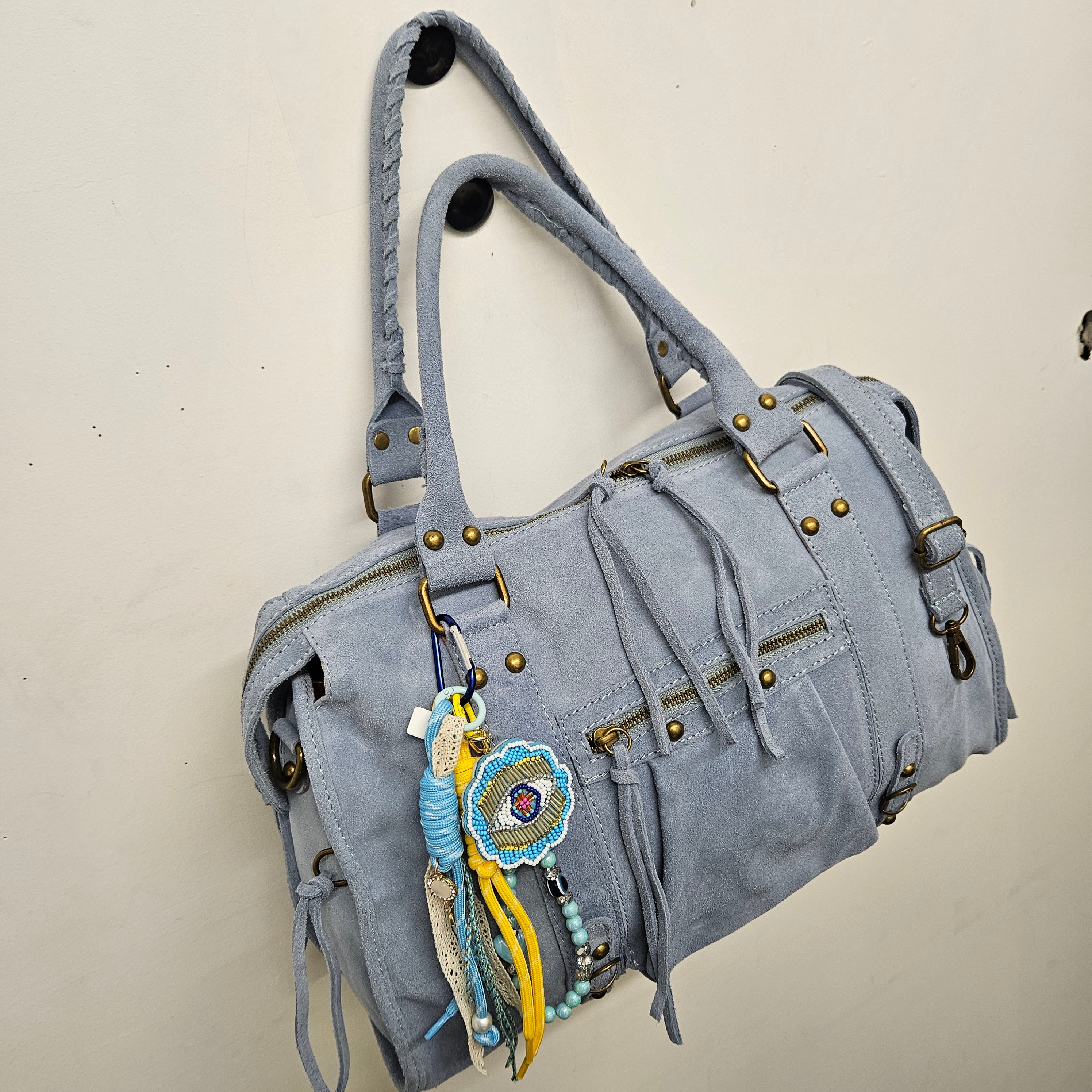 Grand Sac à main idéal pour les Cours , Bureau , Travaille , Week-End , Fourre-Tout Daim Cuir