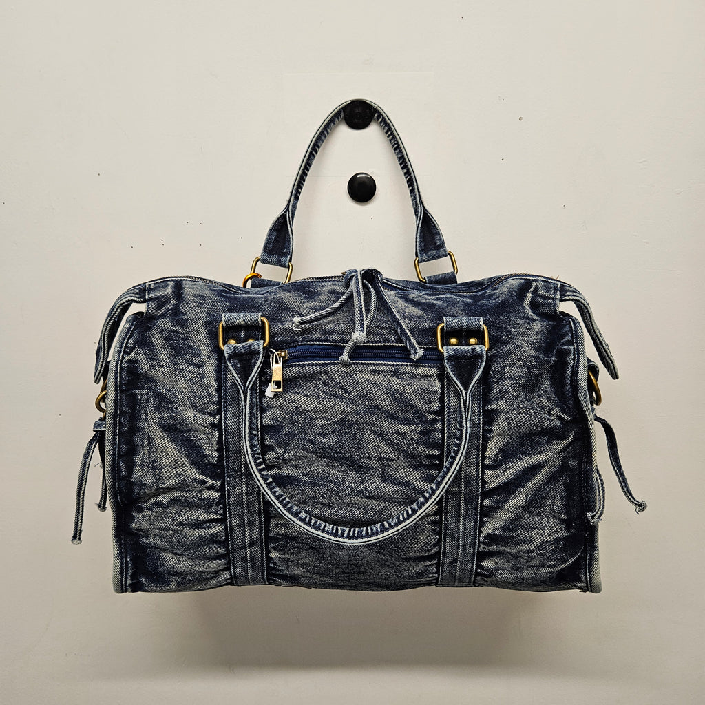 Grand Sac à main Jean idéal pour les Cours , Bureau , Travaille , Week-End , Fourre-Tout