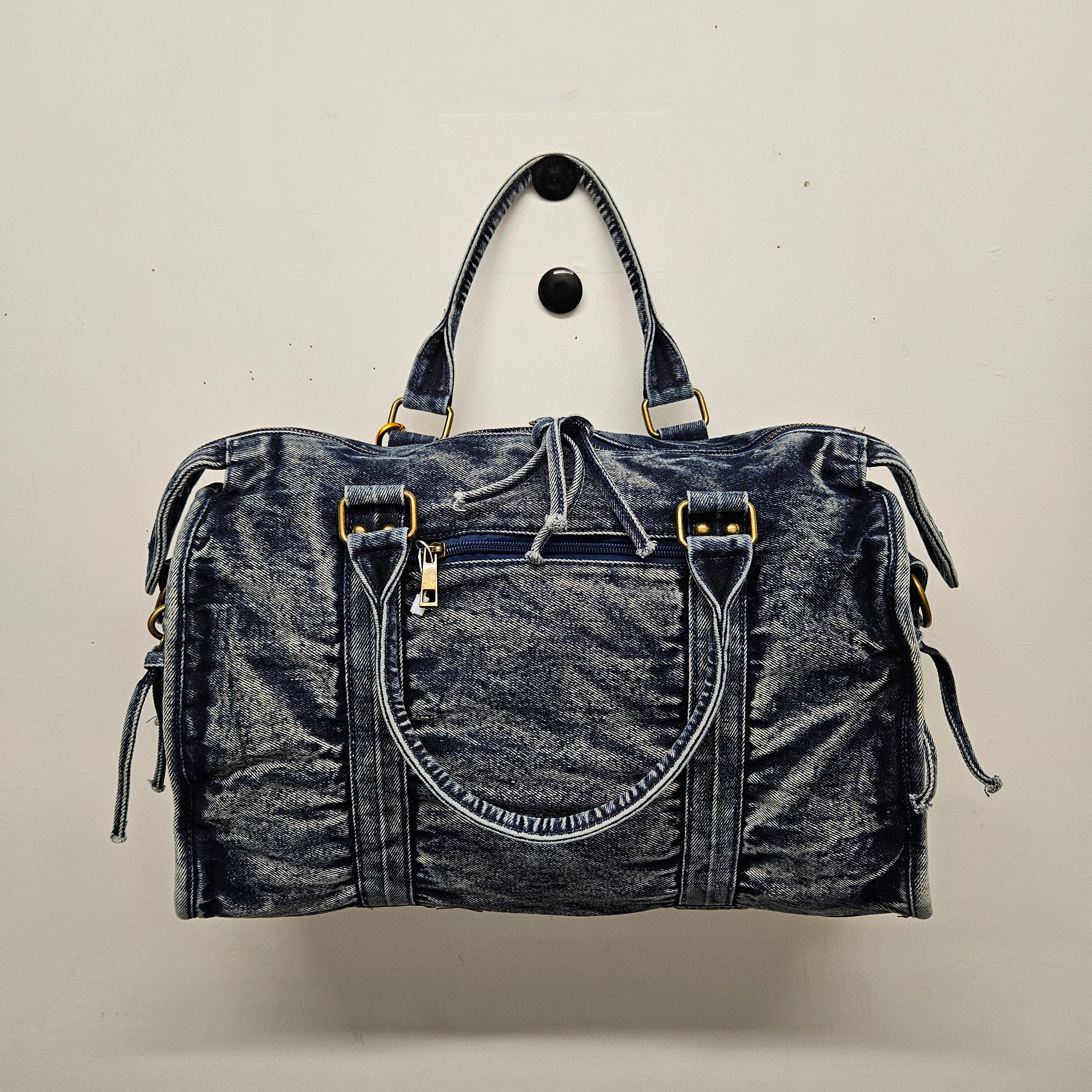 Grand Sac à main Jean idéal pour les Cours , Bureau , Travaille , Week-End , Fourre-Tout