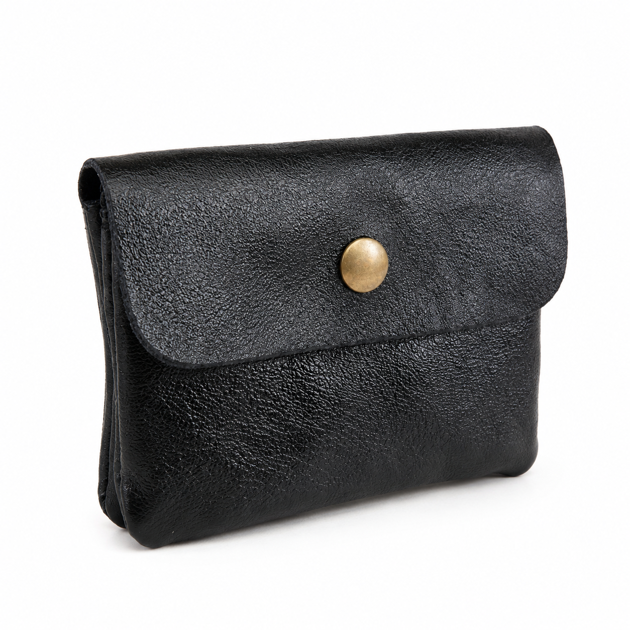 Porte monnaie 100% Cuir Noir